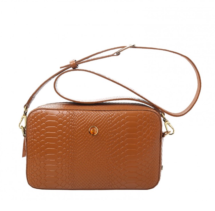 ALFIE COGNAC women's leather bag