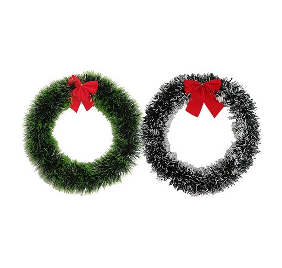 Christmas Wreath Door Hanging - Artificial Garland for Wall, Perfect for Holiday Home Decor, Halloween, New Year, and Navidad