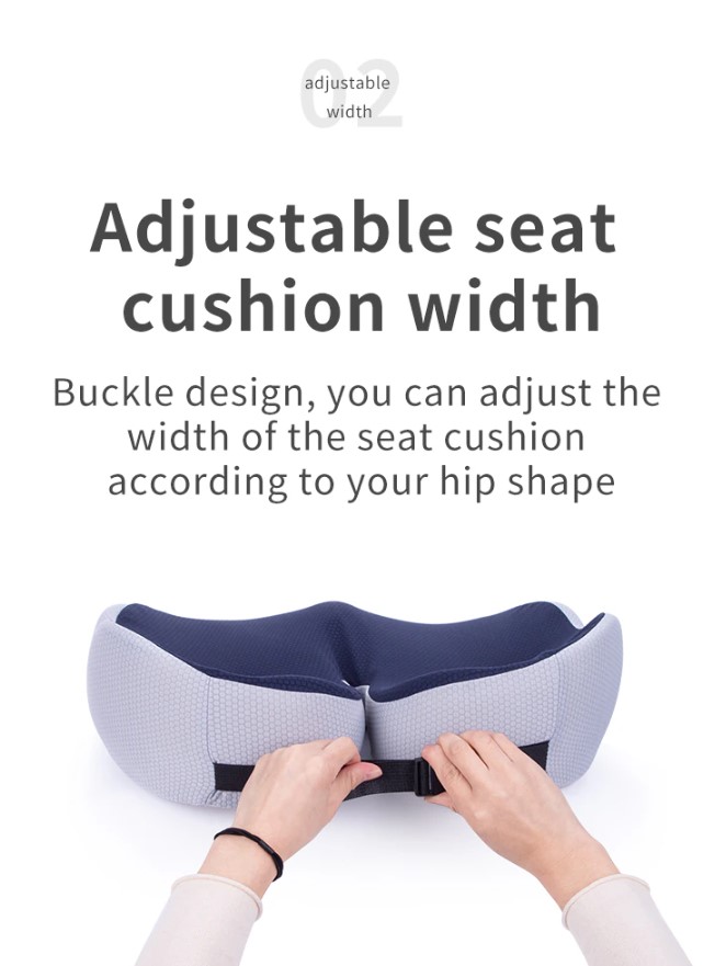 Description Picture 5 of itemDeodar Memory Foam Sit Bone Relief Seat Cushion