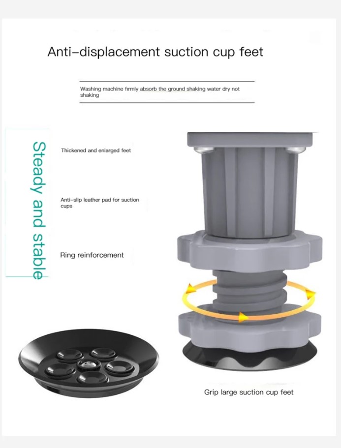 Description Picture 4 of itemUniversal Adjustable Base Stand for Washing Machines, Dryers, and Refrigerators - Multi-functional Lifting Fridge Base