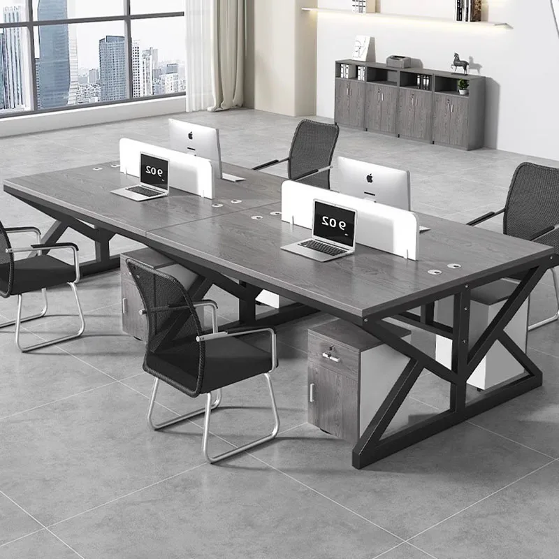 Luxury Standing Study Office Desk Boss School Writing Storage Drawers Office Desk Computer Table Pliante High End Furniture HDH