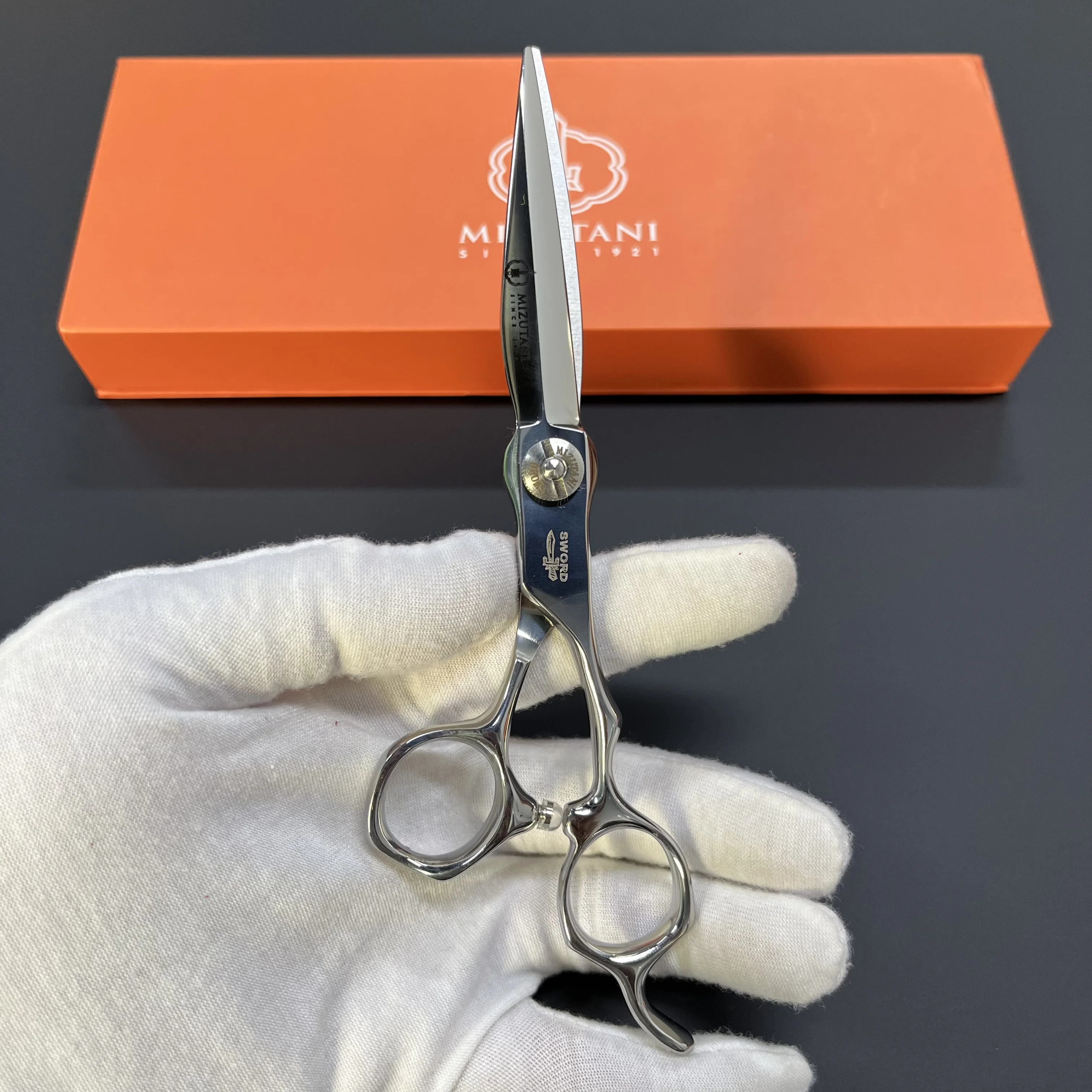 Mizutani Hair Scissors SWORD Sword Series D19 Flat Cut Hair Salon Special Hair Cutting Stylist Special
