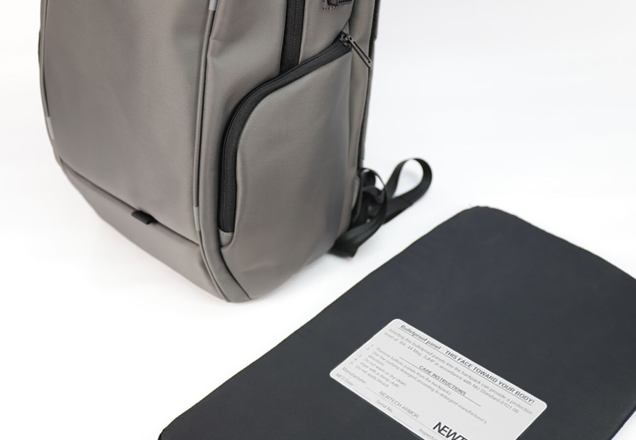 New US NIJ IIIA 3A Ballistic Bulletproof Backpack for Adult Student .44 Mag 9mm Anti-Bullet Safety Body Protection School Bags
