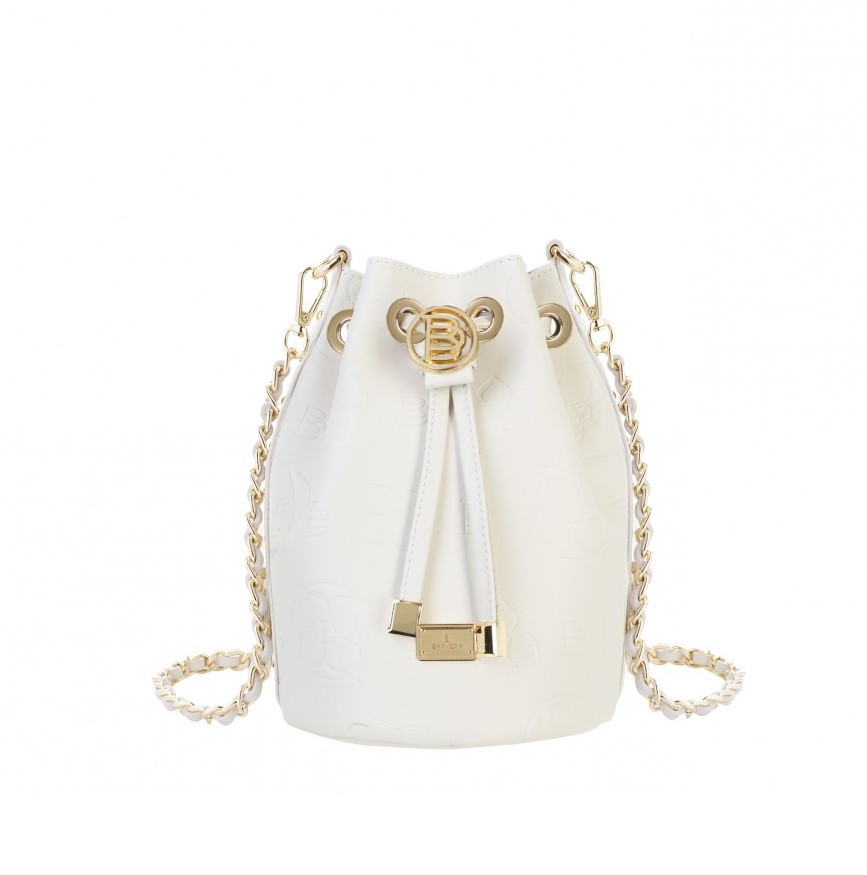 Women's handbag MILANO NAPA ECRU leather bag