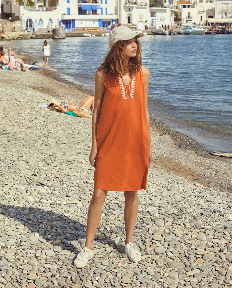 100% COTTON EMBROIDERED DRESS