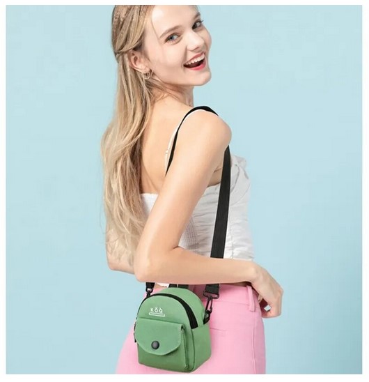 Casual Simple Fashion Bag - Mobile Phone Canvas Messenger Bag, Your Stylish Companion for Everyday Adventures