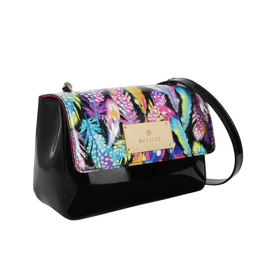 Women's leather bag ELLE vernice