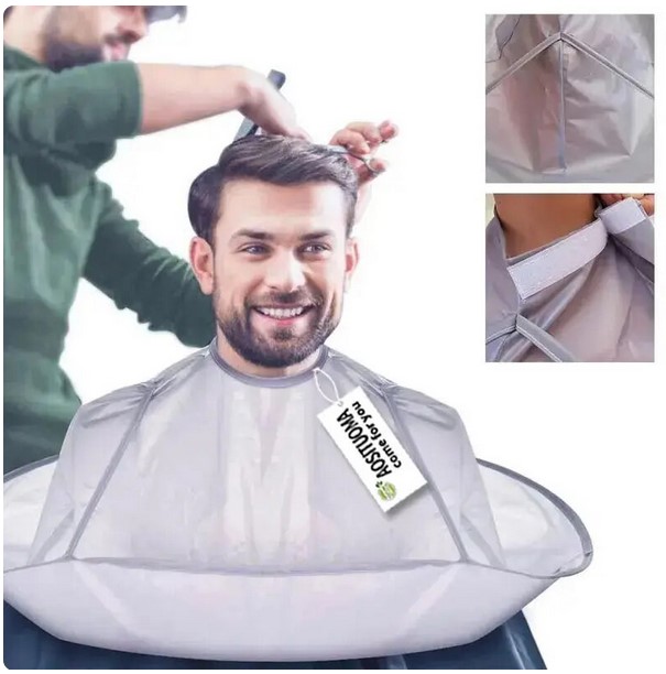 Haircut Cloak for Adults and Children, Foldable Dye Aprons and Hairdressing Cape