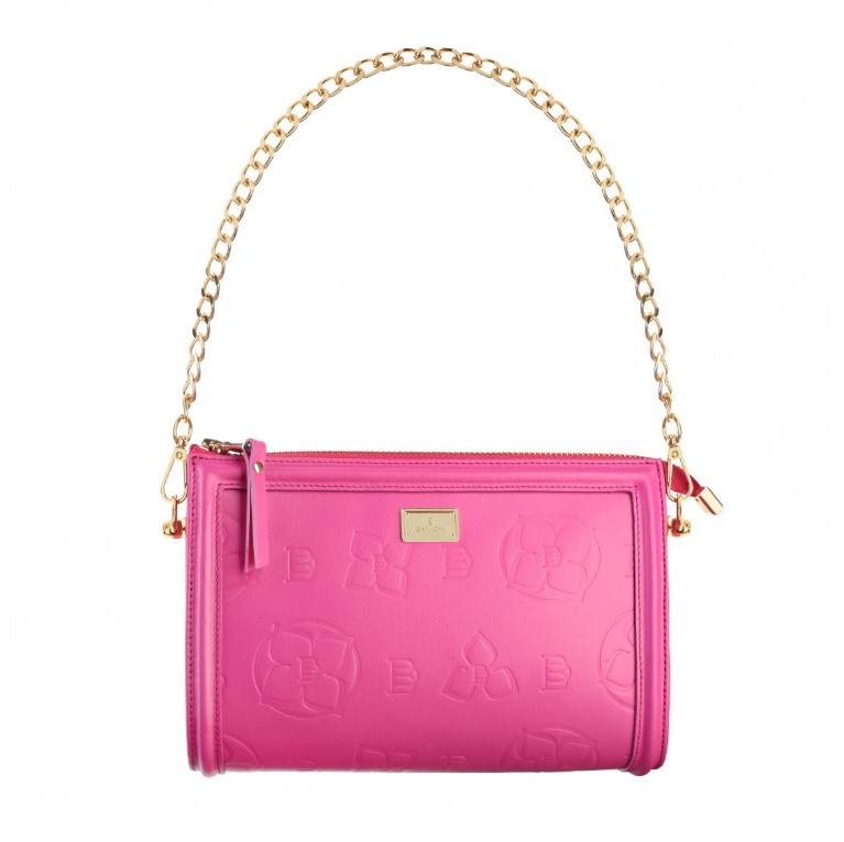 Women's leather bag FLAMMY STAMP NAPA FUCHSIA