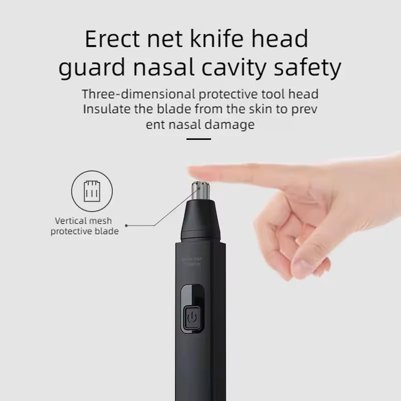 2024 Iconic Brand Intelligent Electric Nose Hair Trimmer Rechargeable Digital Display Portable Clipper Trimmer For Men and Woman MJL3