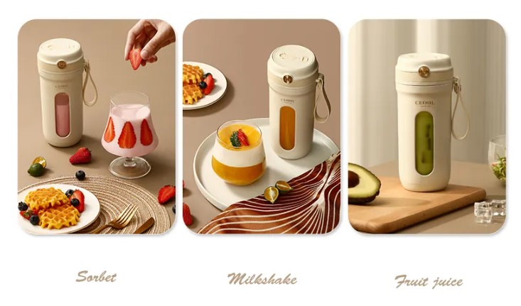Description Picture 5 of itemPowerBlend Pro: 350ML Portable Blender with 10 Blades and 3000mAh Battery - Electric Juicer