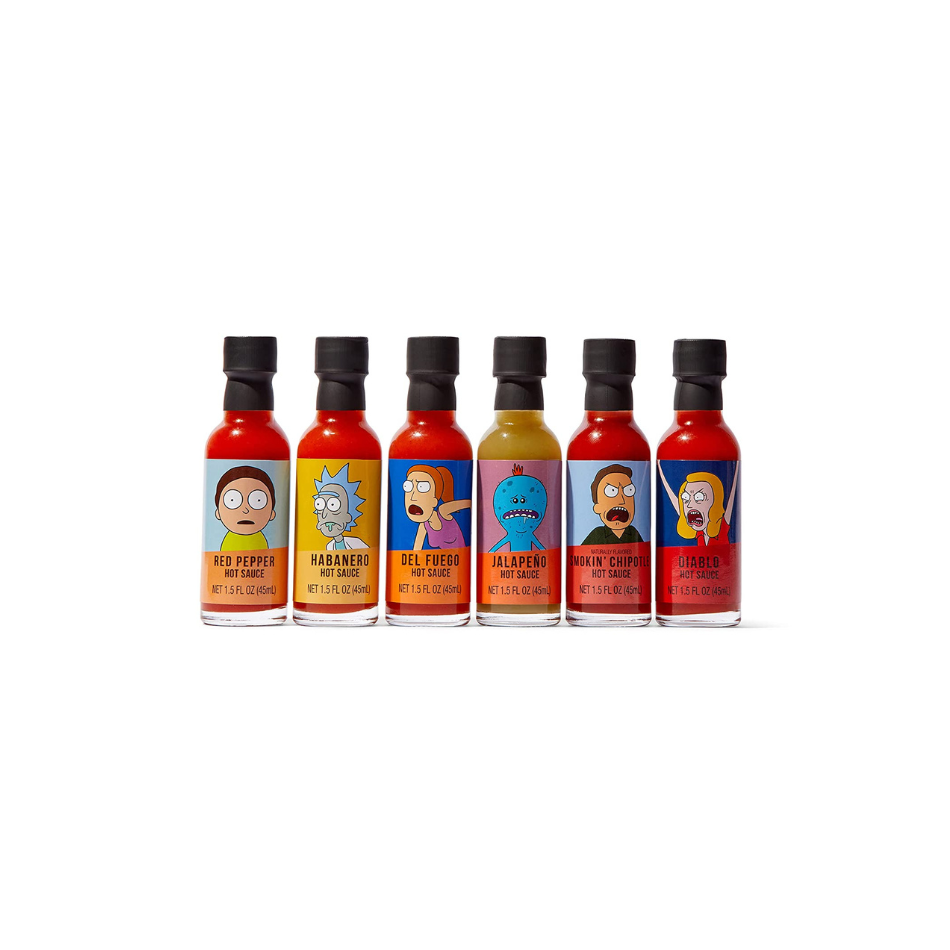 Adult Swim RICK AND MORTY Hot Sauce Challenge Set