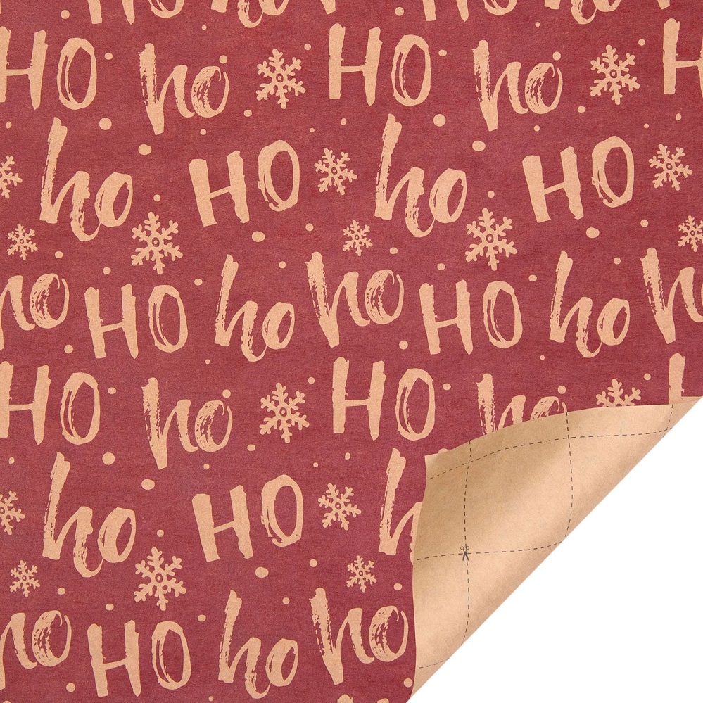 Christmas Vintage Kraft Wrapping Paper for Gift 1PC 44×100cm 