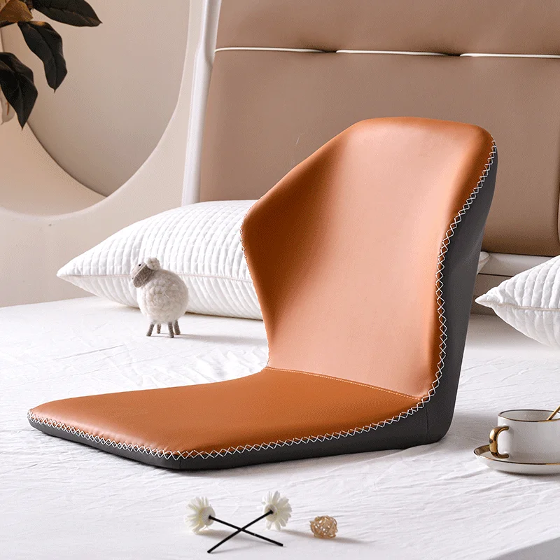 Italian Simple Light Luxury Tatami Backrest Chair Japanese Bay Window Dormitory Lazy Floor Chair No Legs Wide Comfortable Chairs