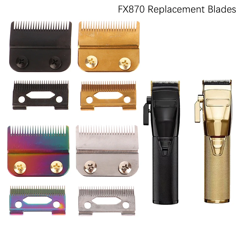 Professional 2 Hole Replacement Blades Set Ceramic Moving Cordless Hair Clipper Trimmer Razor Cutter Head for Wahl 8148 Cutting