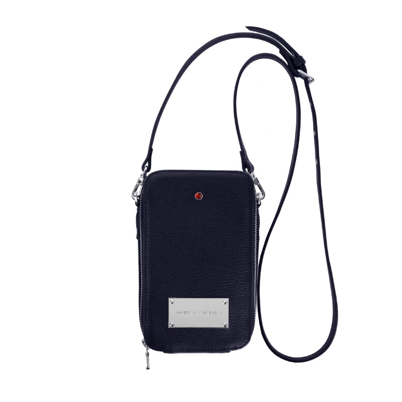 Leather phone case MRS DRAMA x BATYCKI mousse navy