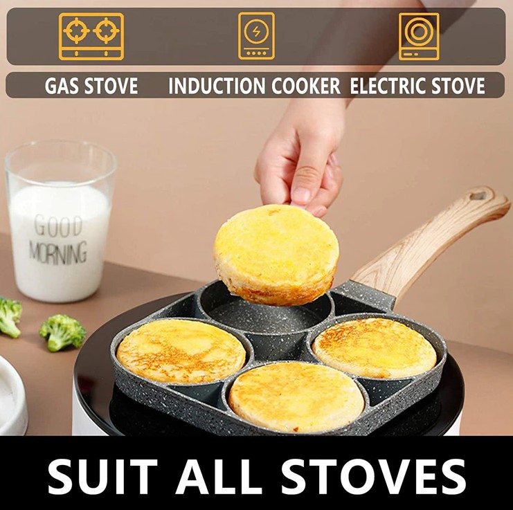 Description Picture 4 of itemLMETJMA Egg and Pancake Frying Pan Nonstick Pans JT87