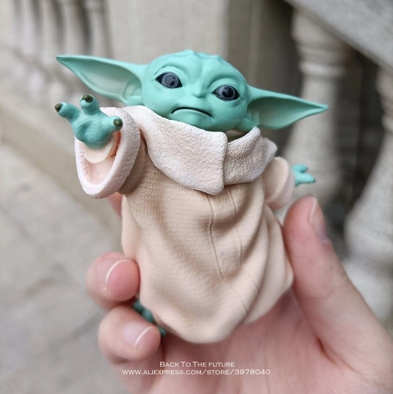 Iconic Brand Movies Master Baby Yoda & Darth PVC Action Figures Collection - Mini Kids Toy Models for Children's Gifts