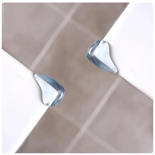 1/12pcs Baby Safety Silicone Protector - Table Furniture Corner Edge Protection Cover for Kids' Desks