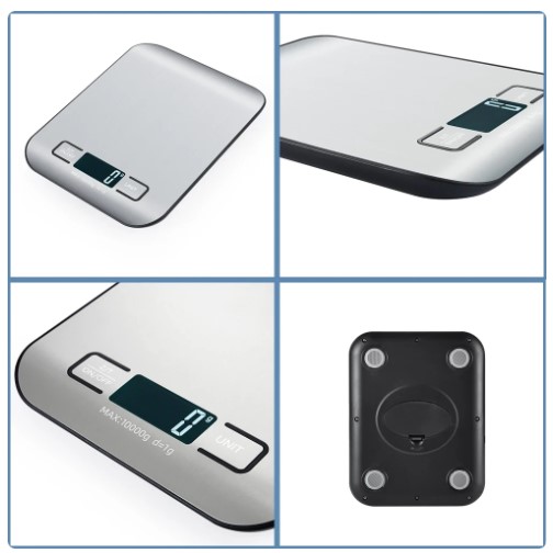 Description Picture 4 of itemPrecisionPal Stainless Steel Kitchen Scale: LCD Electronic Scales for Accurate Food, Diet, and Postal Weighing