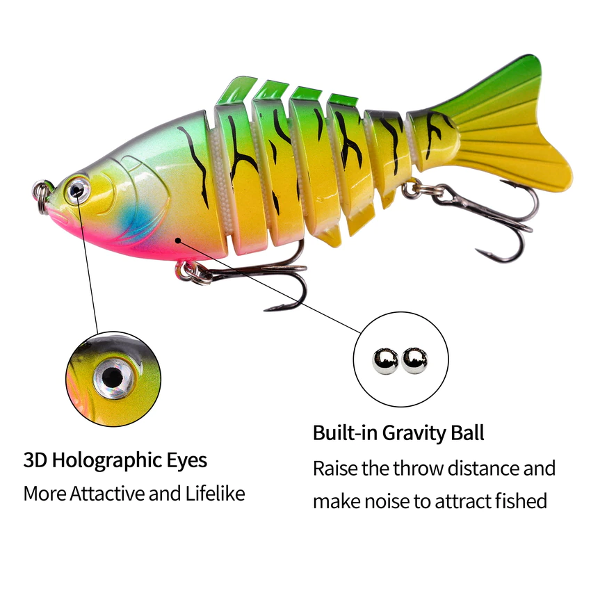 5 stücke Sinking Wobbler Set Pike Wobbler Für Bass Fishing Tackle