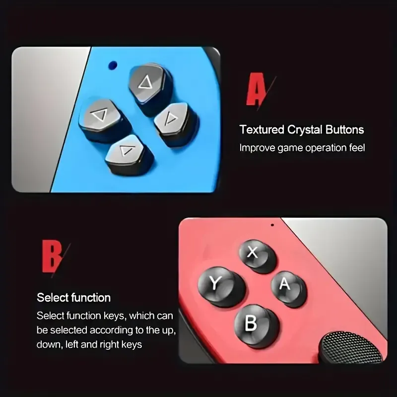 Description Picture 2 of itemX7 Handheld Game Console: 4.3 Inch HD Screen, 8GB Storage, 10,000 Classic Games