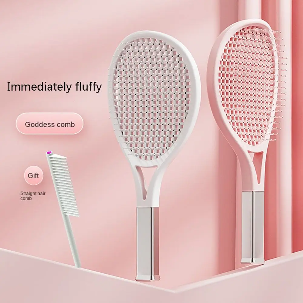 Relaxing Elastic Massage Comb Portable Hollow Hair Combs Scalp Massage Brush Salon Styling Tools Portable Hair Brush