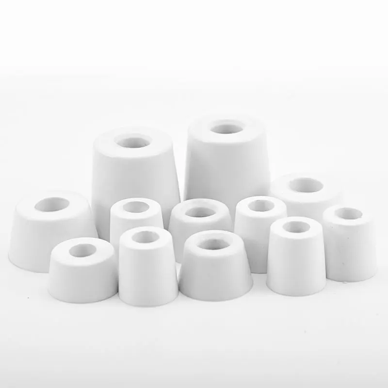 10pcs Cabinet Feet Anti-Slip Bumper Pad for Table Chair Cutting Board Electronic Crafts Furniture White Round Rubber Feet