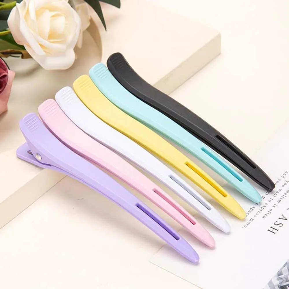 1Pcs Alligator Hair Clips Hairdressing Clamps Claws Section Clips Barber Crocodile Hairpin Salon Styling Tools Hair Accessories