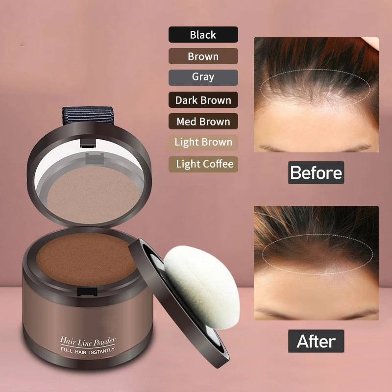 Hairline Powder 13 Color Hair Root Cover Up Water Proof Instant Modified Repair Hair Shadow Powder Makeup Hair Concealer