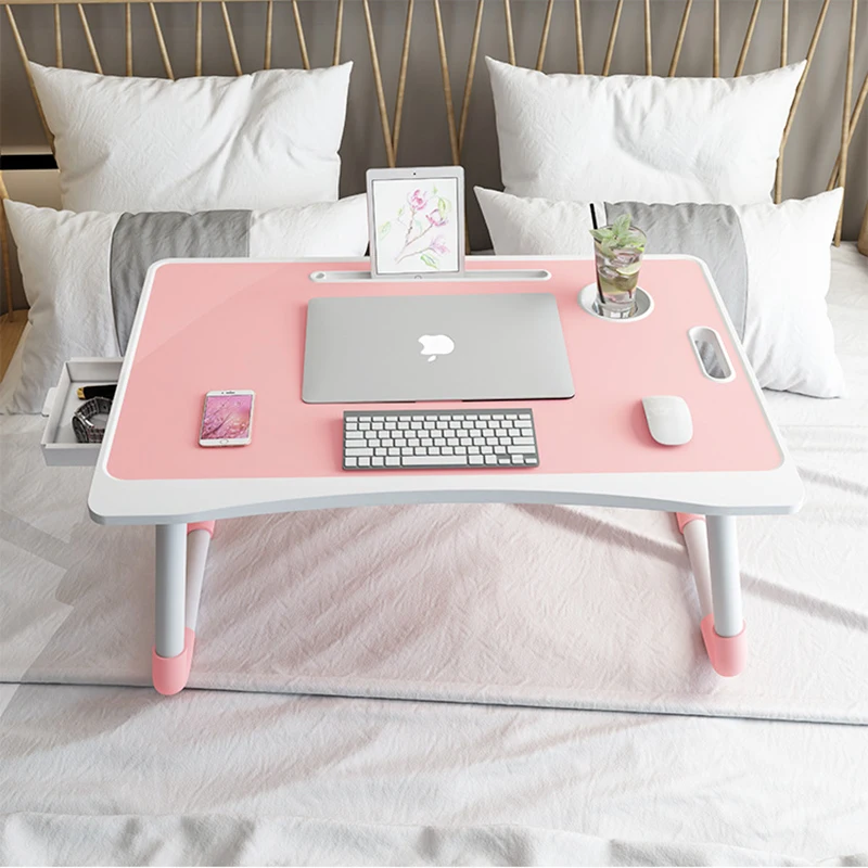 Portable Bed Laptop Table Read Office Watching Drama Small Computer Table For Bed Lazy Folding Small Table