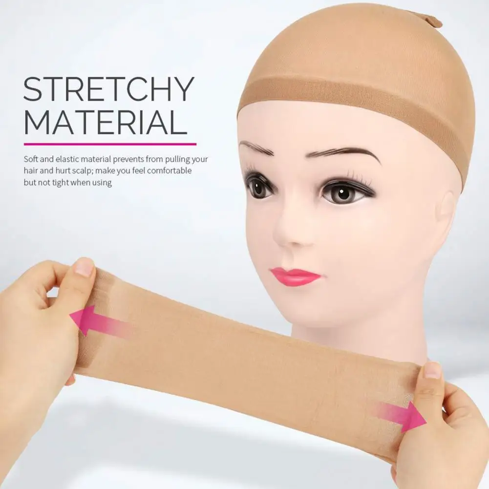 Wig Caps for Secure Hold Professional Scalp Protector for Women Wig Caps Ultra-thin Breathable Headgear for Lightweight Stocking