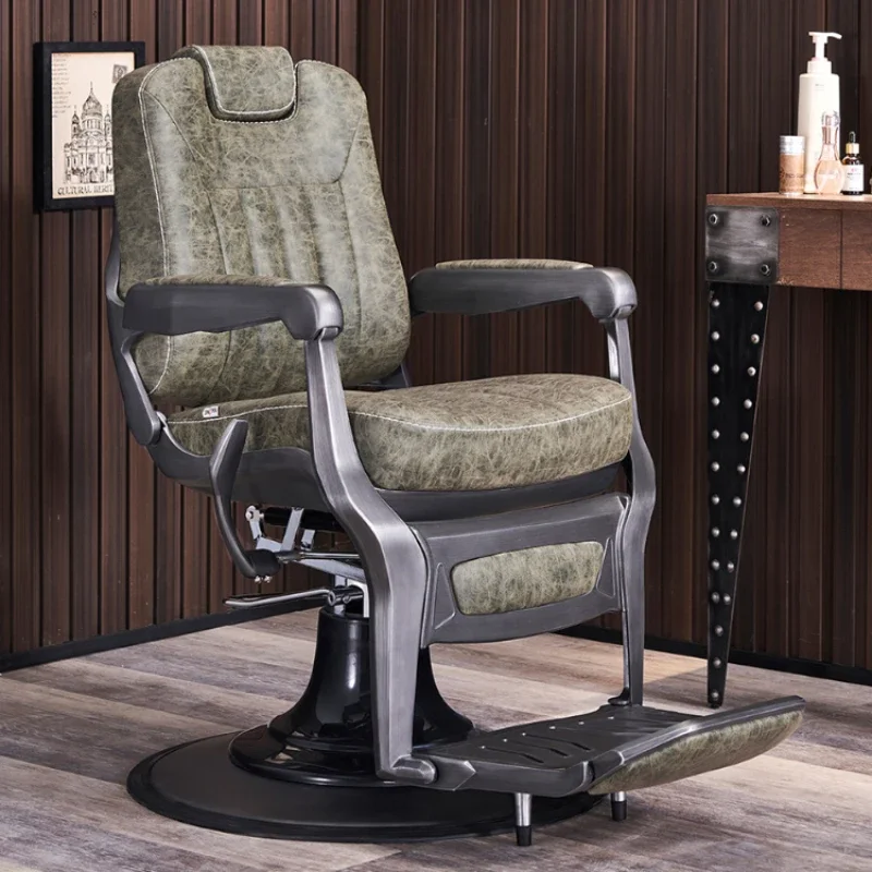 Speciality Hot Dyeing Barber Chairs Workshop Adjustable Barbershop Beauty Barber Chairs Silla Barberia Beauty FurnitureQF50BC