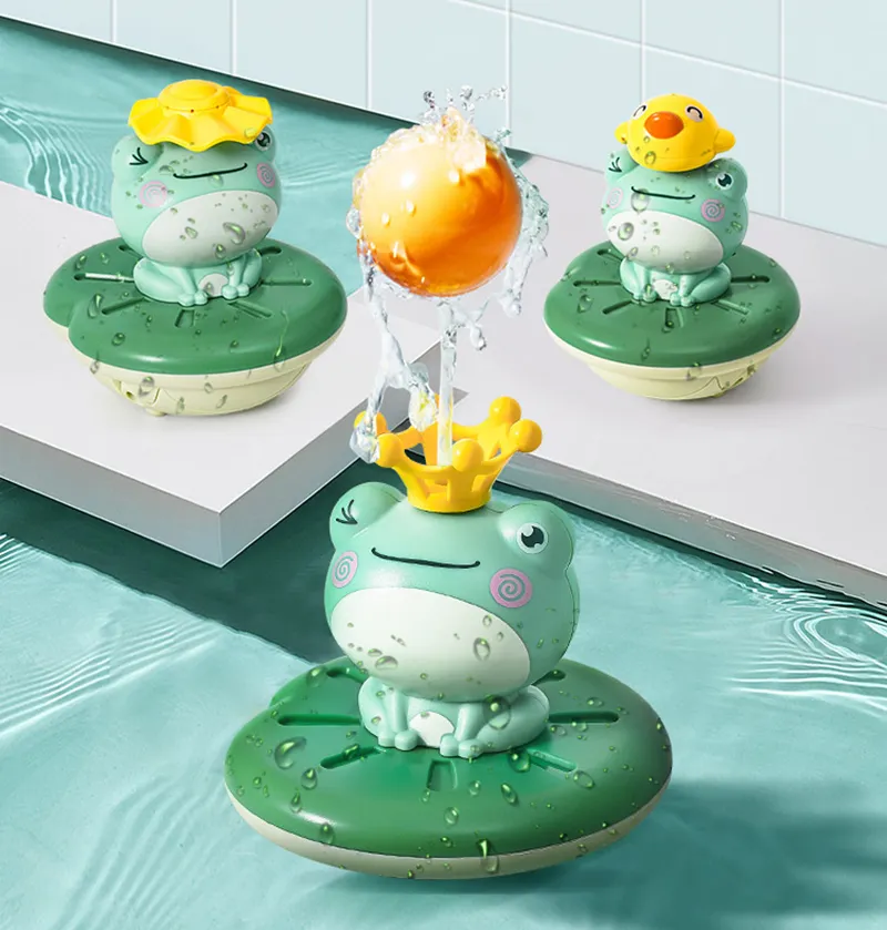 Description Picture 5 of itemElectric Spray Water Floating Rotation Frog Bath Toy - Perfect Kid Gifts for Fun Swimming in the Bathroom