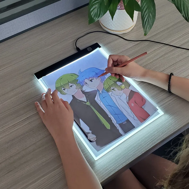 Description Picture 3 of itemA4 Dimmable LED Drawing Copy Pad Board: Children's Toy for Painting, Educational Kids, Growth Playmates, Creative Gifts for Children