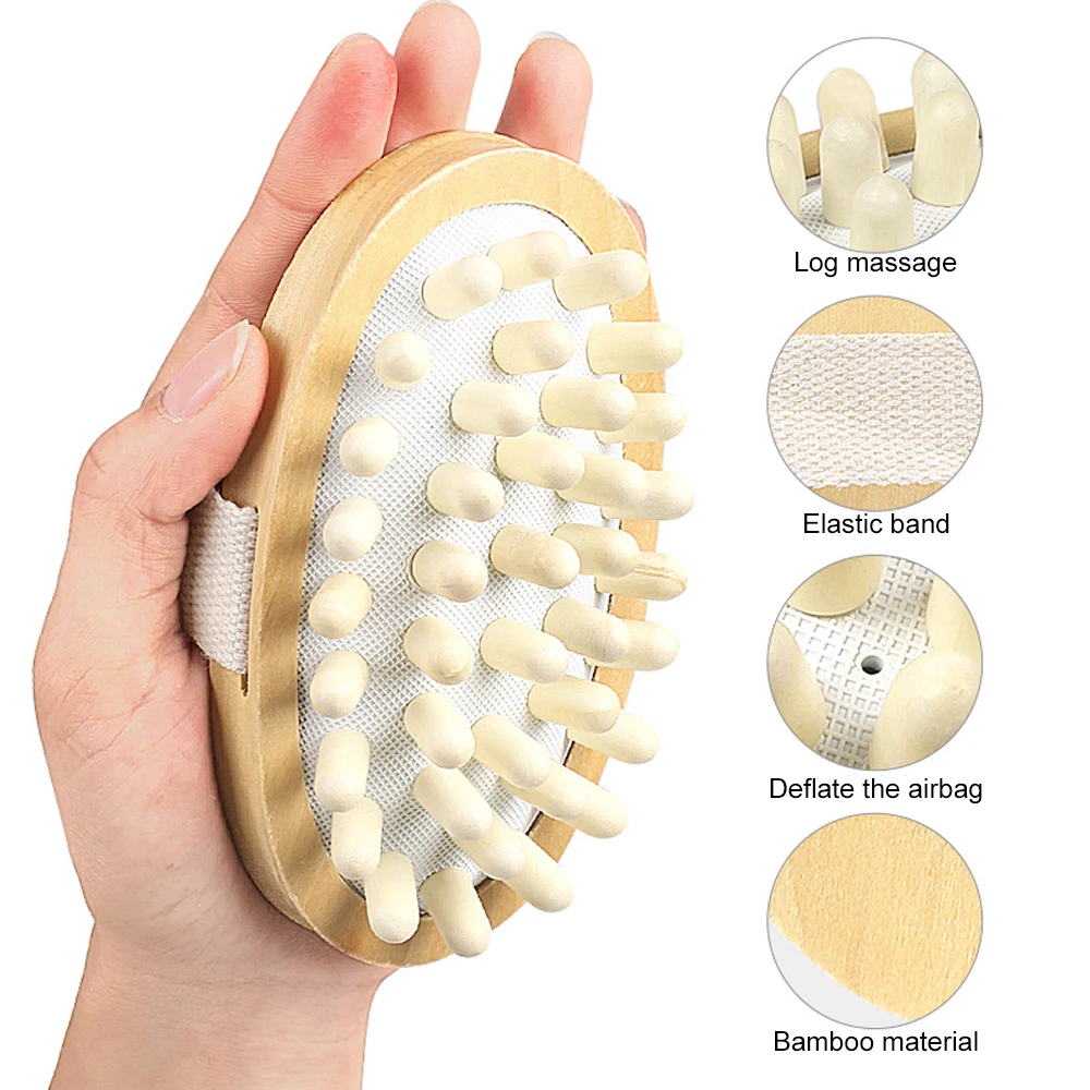 Description Picture 6 of itemHEAATHH Wood Anti-Cellulite Massager - Body Slimming Circulation Brush for Muscle Relaxation