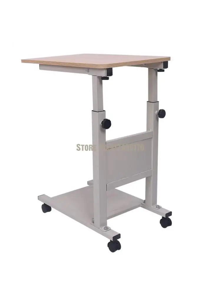 Bedside table can move up and down folding nursing dining table patient dining table bed bedridden elderly eating table