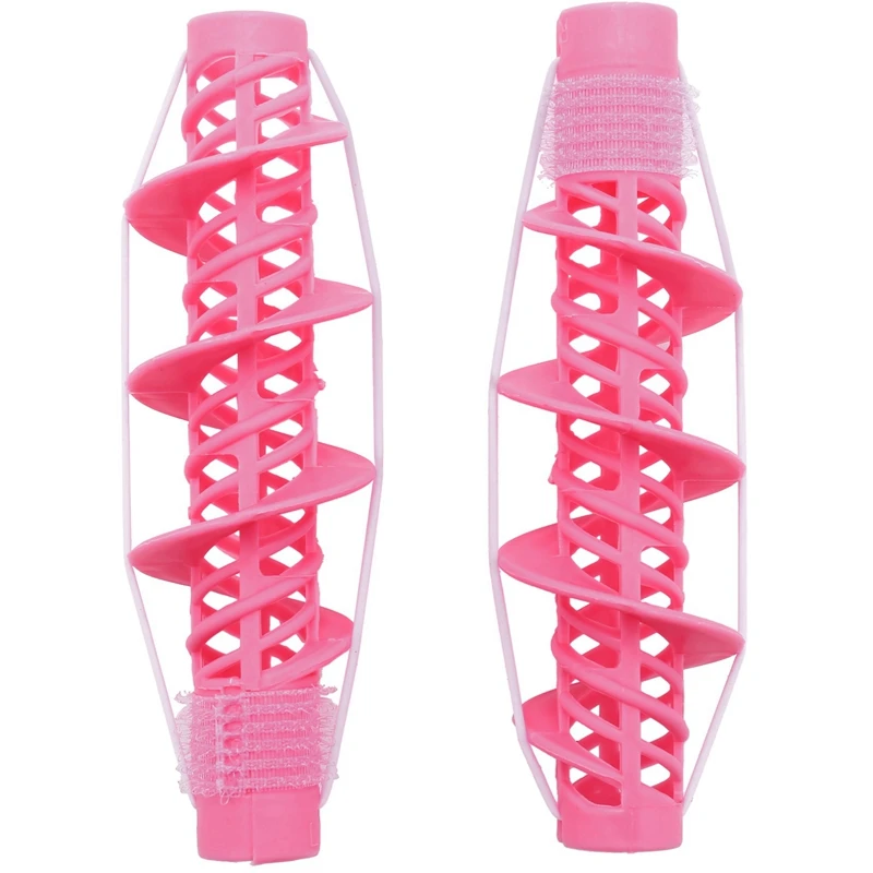 2Pcs Hair Styling Tools Hair Care Natural Big Wave Curls Rollers Curlers Curling Styling Tool