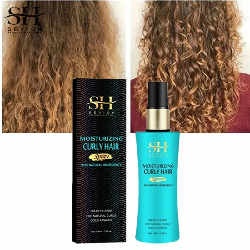 Sevich Curly Hair Care Spray For Repairing Curly Hair Elastic Enhanced Moisturizing Essence hair conditioner styling cream 100ml