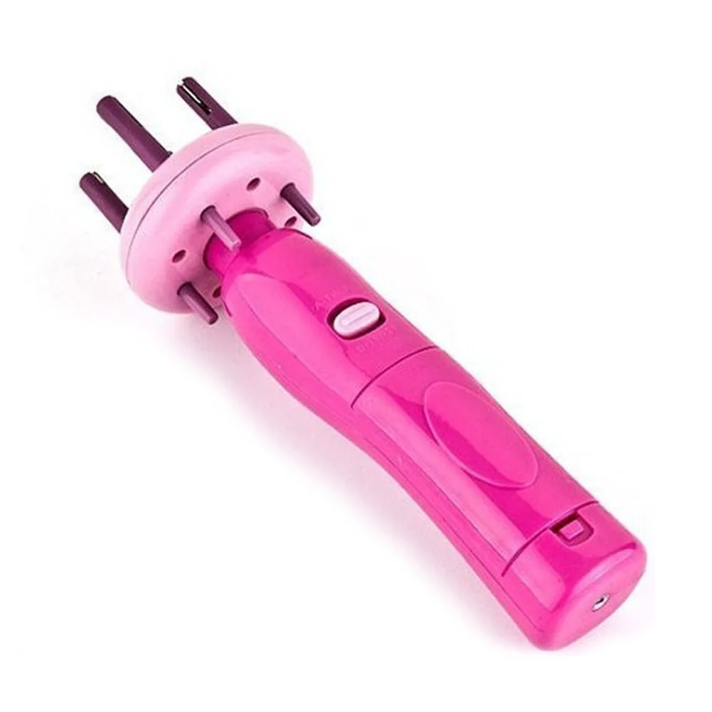 Hair Weave Roller Twist Braider Device Gadget Hair Styling Tools Hair Braider Built-in 2-section No.5 Battery Power Supply