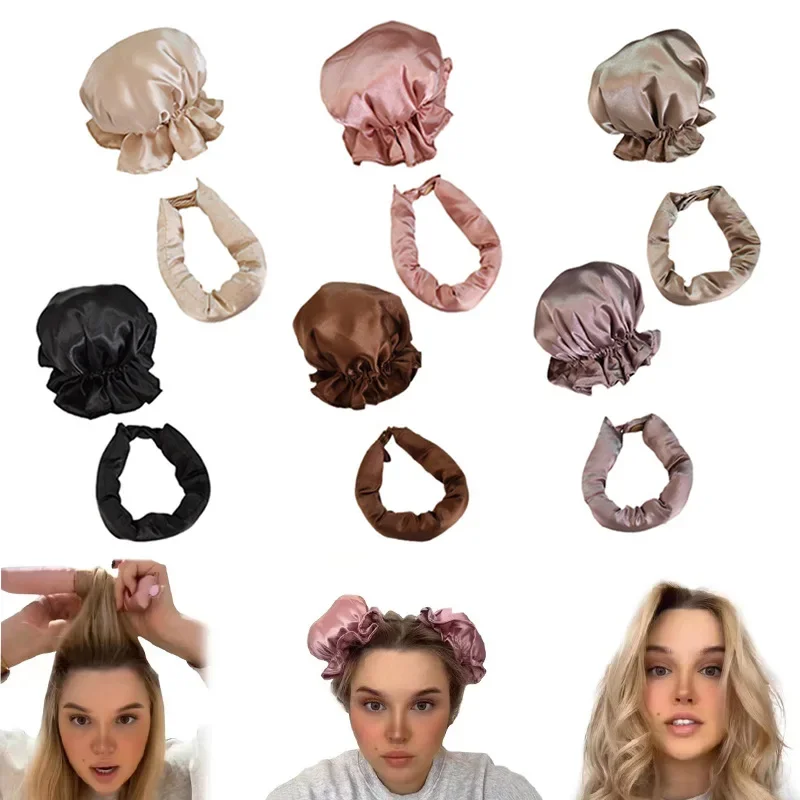 Heatless Curling Rod No Heat Silk Curls Soft Hair Rollers Curling Sleeping Headband New Lazy Hair Curlers Hair Styling Tools
