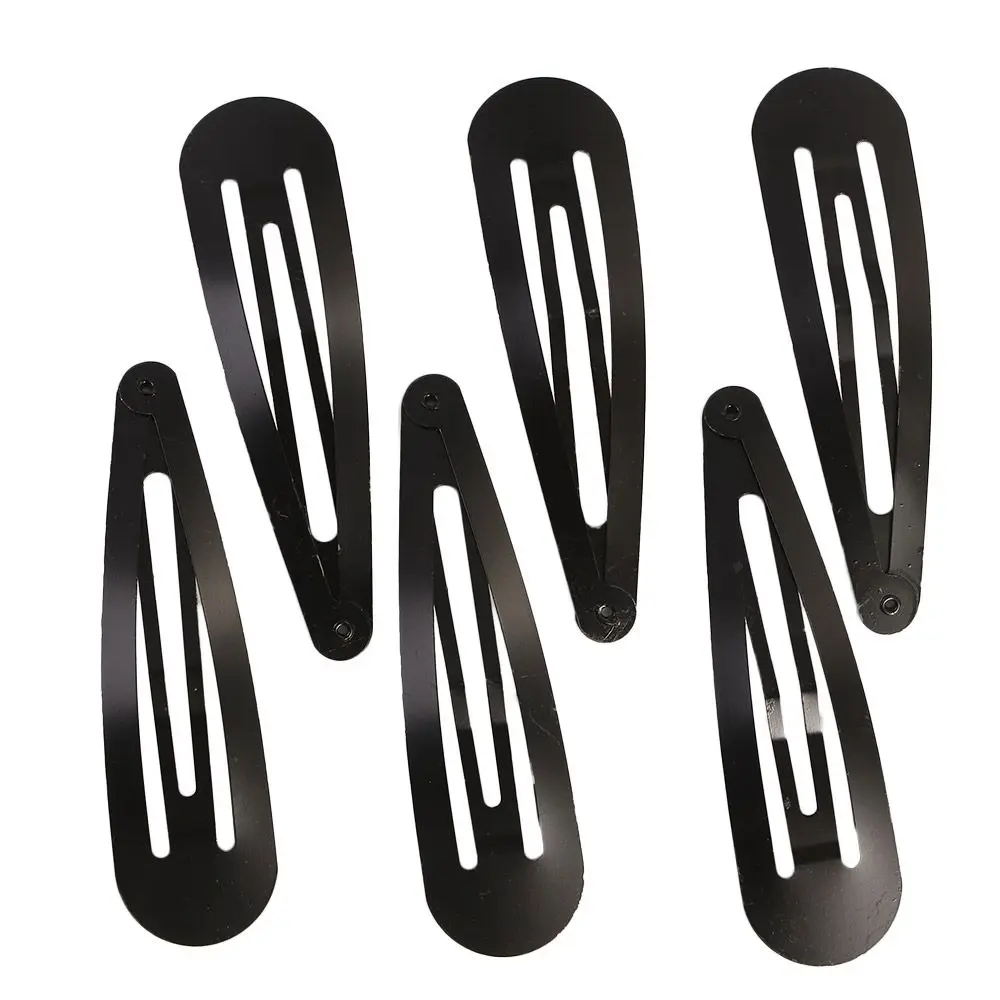 Metal Hair Pins Gold Silver Black for Girls Women Snap Hair Clips Hair Grip Hair Styling Tools BB Clips