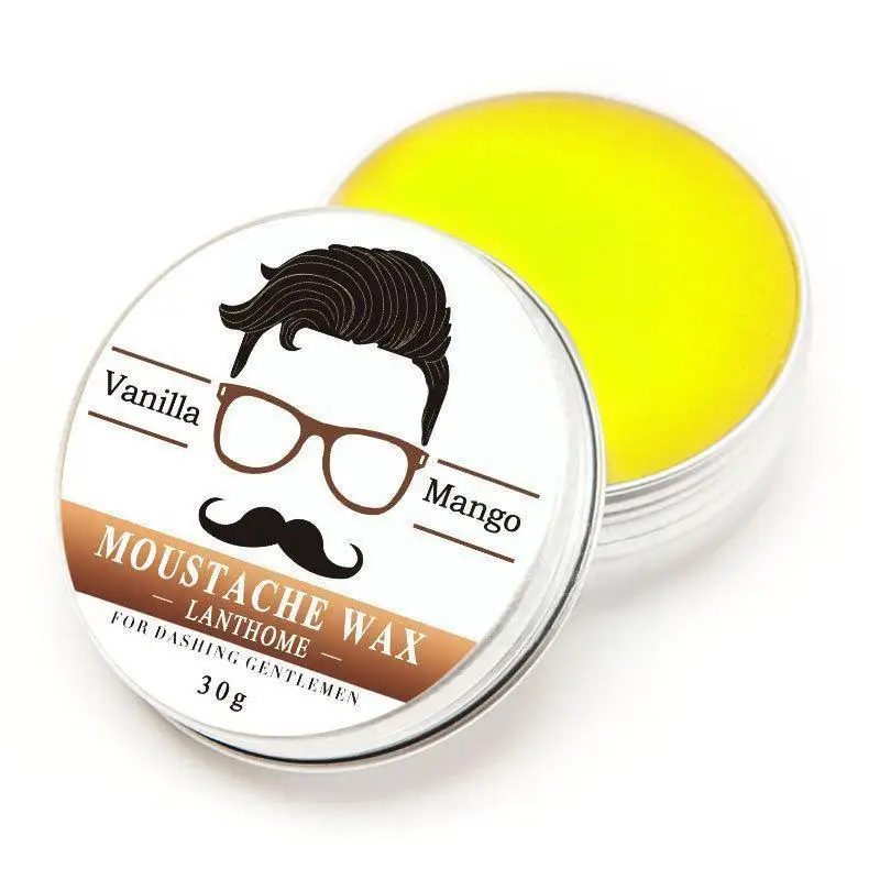 Professional Men's Beard Wax Mustache Ointment Natural Styling Hair Beard Natural Cream Conditioner Moisturizing Facial Hair