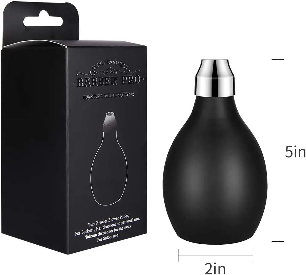 NEW Hair Salon Powder Spray Bottle Barber Baircut Talcum Refillable Silicone Container Styling Tools Accessories