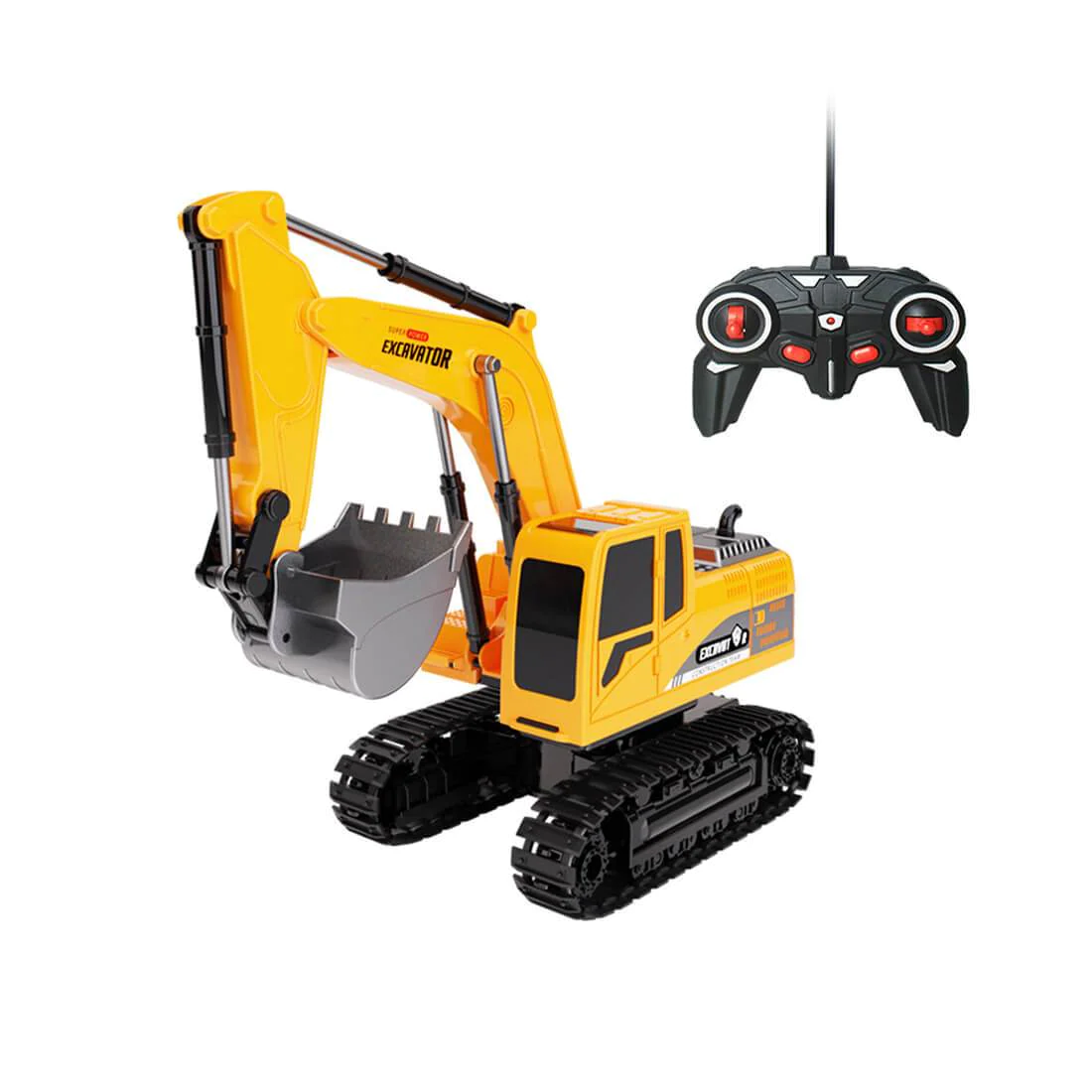 Description Picture 2 of item1:24 Scale Heavy Remote Control Excavator Construction Vehicle High Replica 6 Channels