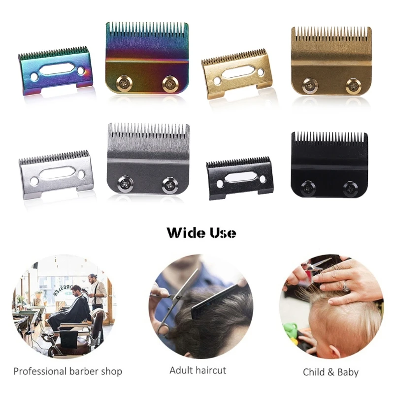 Professional 2 Hole Replacement Set Ceramic Moving Cordless Hair Trimmer for Razor Cutter for Head for Dropship