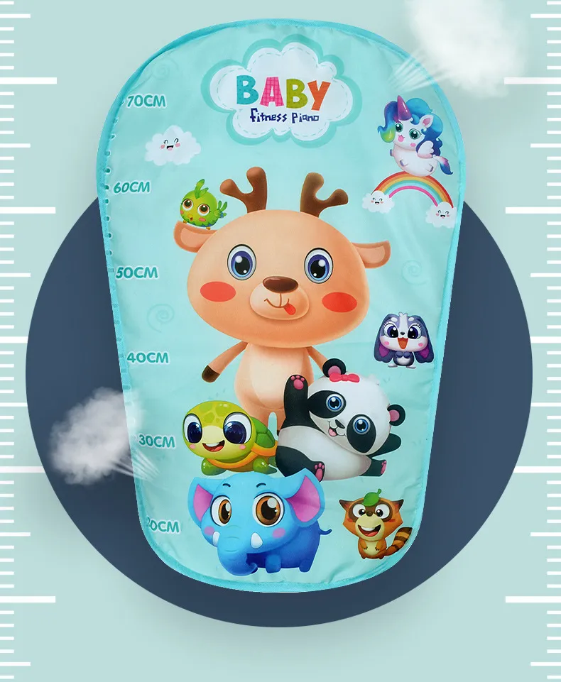 Description Picture 2 of itemNewborn Baby Music & Light Pedal Piano Fitness Stand - All-in-One Sleeping Mat