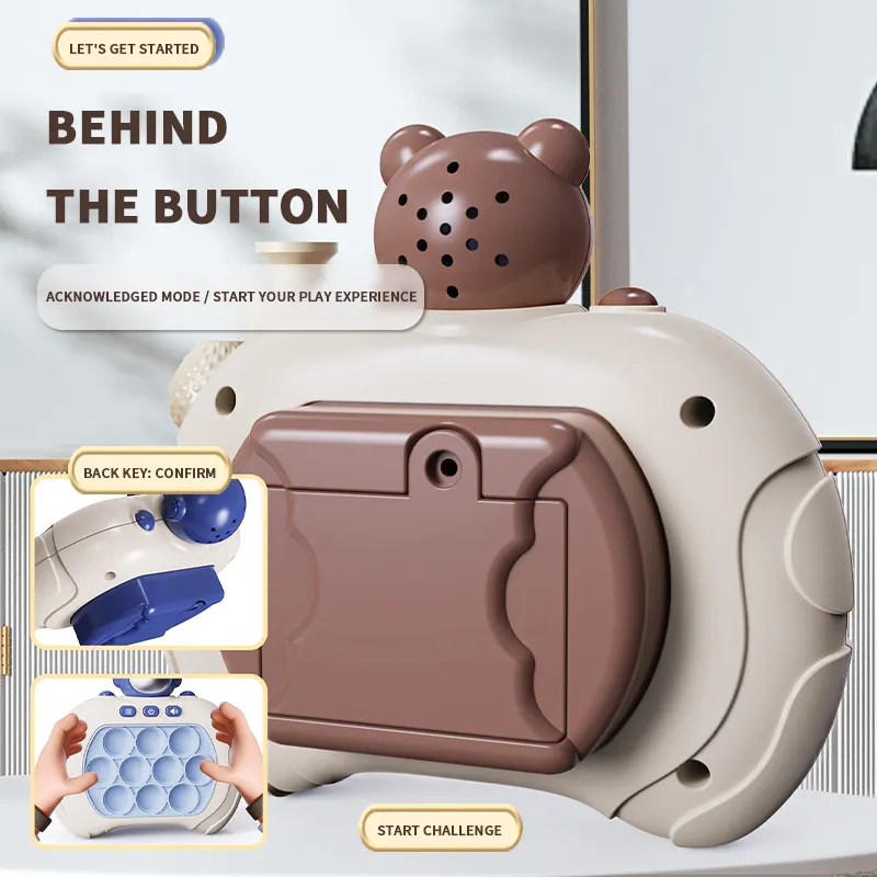 Description Picture 5 of itemQuick Push Bubbles Game Machine for Kids - Cartoon Fun Whac-A-Mole Squeezing Toys - Anti-Stress Sensory Pop Fidget Toy