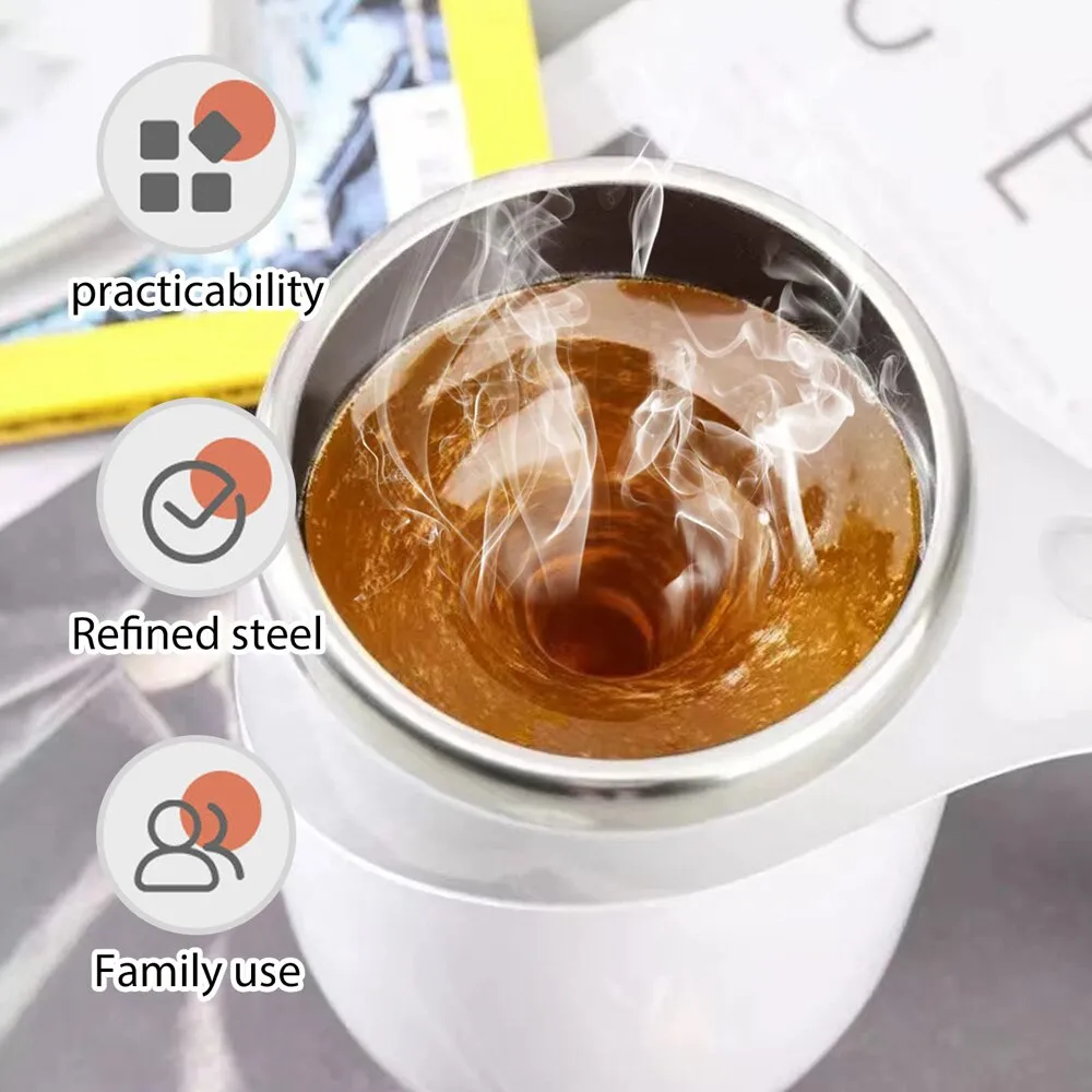 Description Picture 6 of itemAutomatic Stirring Magnetic Mug - Rechargeable Model for Effortless Stirring - Electric Coffee Cup and Lazy Milkshake Rotating Cup