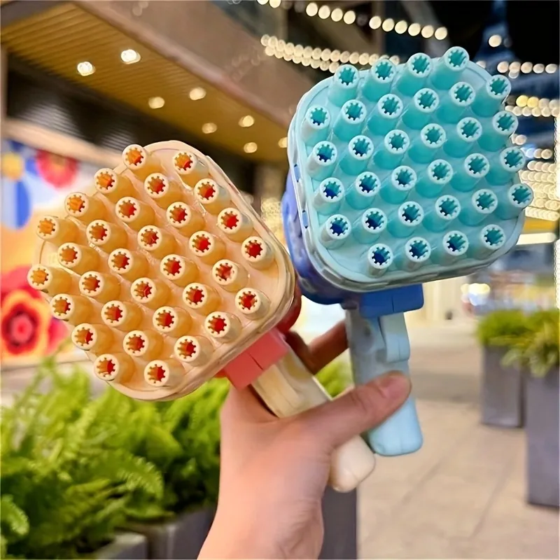 Description Picture 2 of itemChildren's 32-Hole Electric Bubble Machine Gun - Outdoor Parent-Child Bubble Blowing Toy
